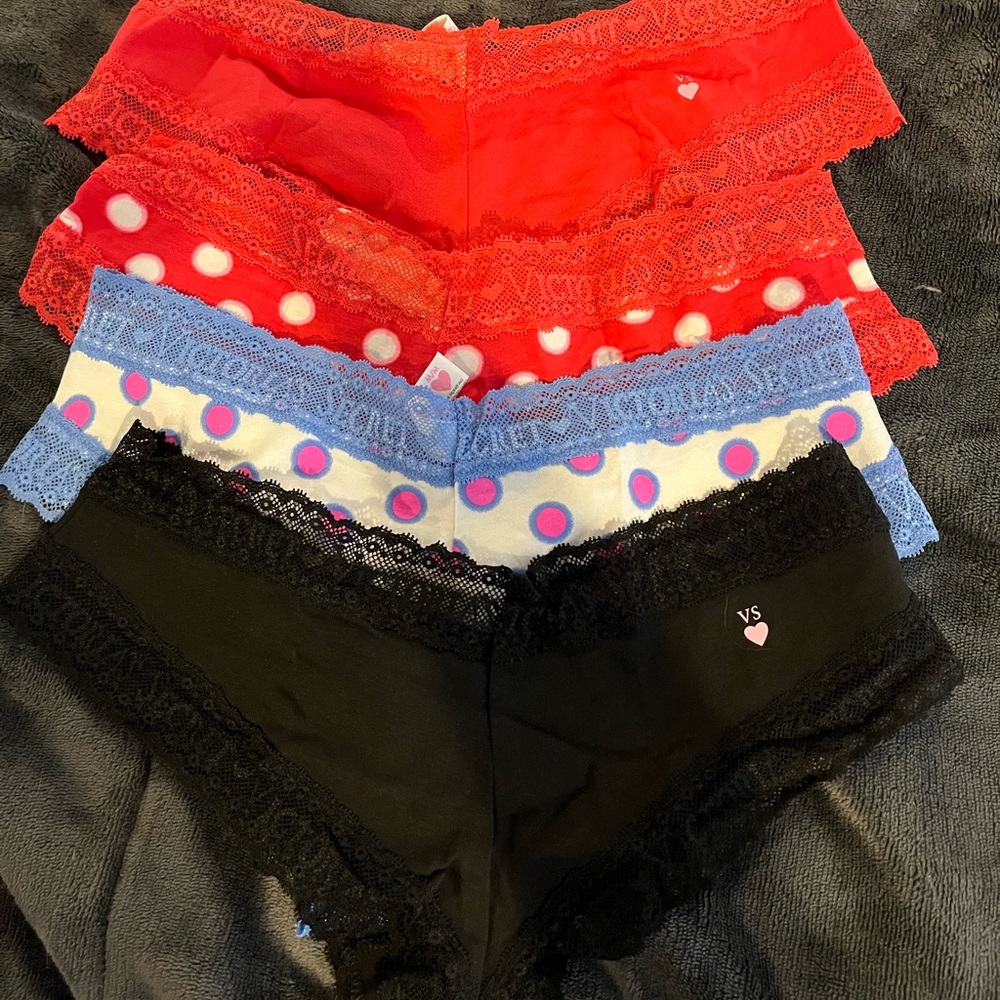 Not for sale. 4 pair Victoria’s Secret thong underwear.